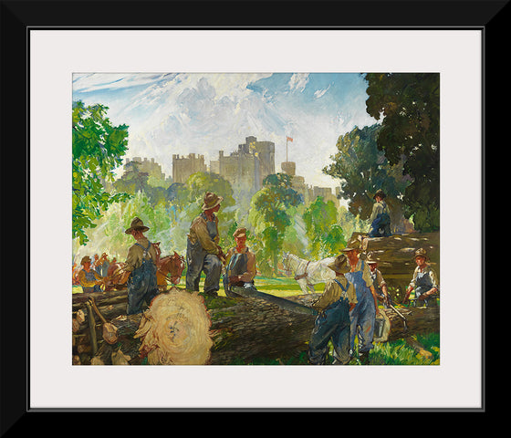 "Canadian Foresters in Windsor Park", Gerald Moira