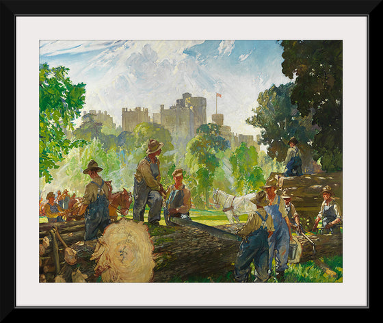 "Canadian Foresters in Windsor Park", Gerald Moira