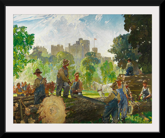 "Canadian Foresters in Windsor Park", Gerald Moira