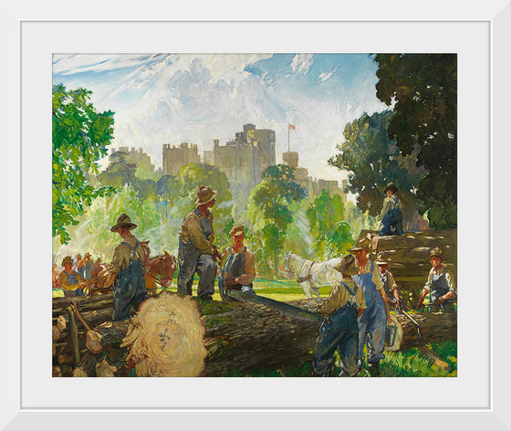 "Canadian Foresters in Windsor Park", Gerald Moira