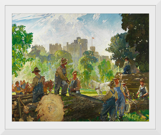 "Canadian Foresters in Windsor Park", Gerald Moira