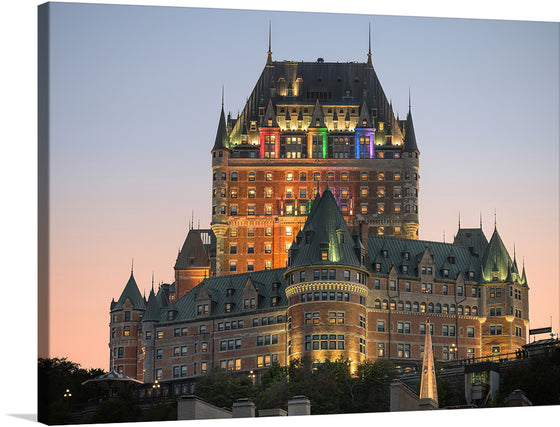 The Fairmont Le Chateau Frontenac, formerly and commonly referred to as the Chateau Frontenac, is a historic hotel located in Quebec City, Quebec, Canada. The Chateau Frontenac was completed in 1893 and was designed by American architect Bruce Price. 