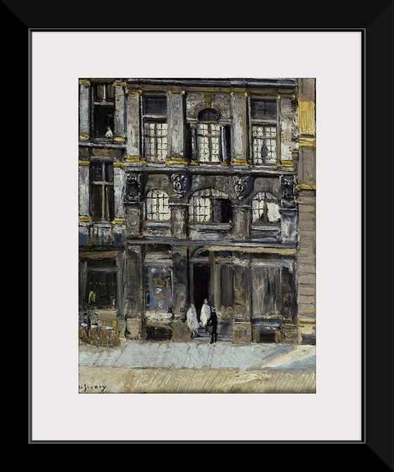 "Maison occupee per Victor Hugo sur la Grand' Place", Georges Dufrenoy