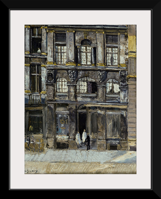 "Maison occupee per Victor Hugo sur la Grand' Place", Georges Dufrenoy