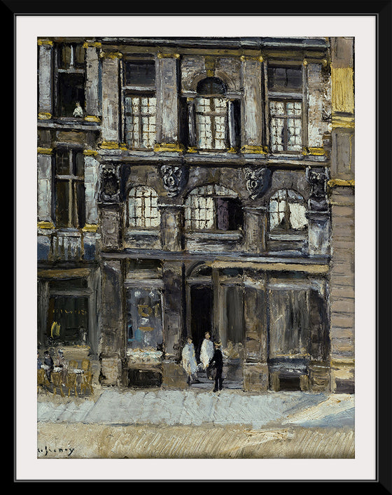 "Maison occupee per Victor Hugo sur la Grand' Place", Georges Dufrenoy