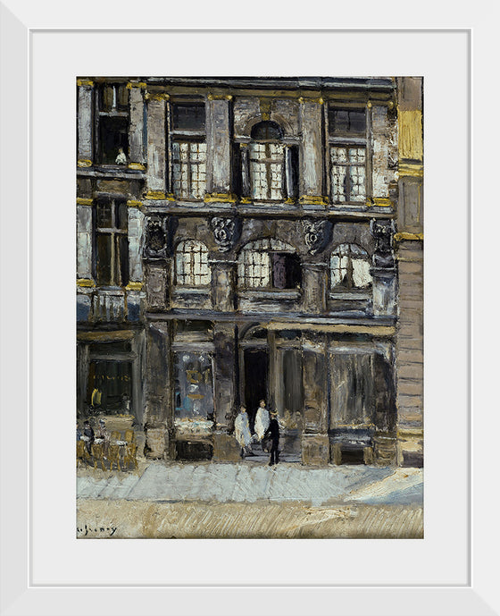 "Maison occupee per Victor Hugo sur la Grand' Place", Georges Dufrenoy