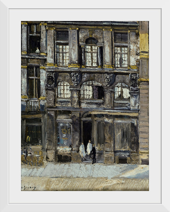 "Maison occupee per Victor Hugo sur la Grand' Place", Georges Dufrenoy