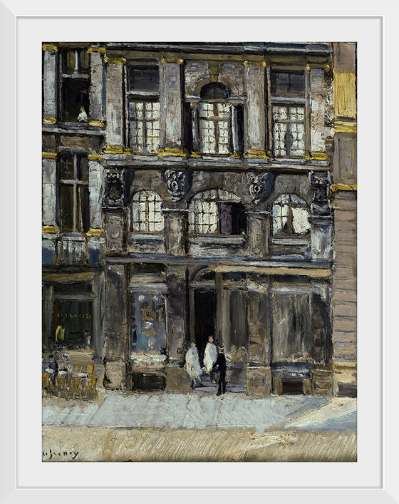 "Maison occupee per Victor Hugo sur la Grand' Place", Georges Dufrenoy