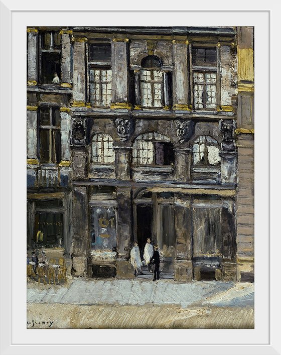 "Maison occupee per Victor Hugo sur la Grand' Place", Georges Dufrenoy