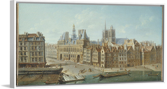"L'Hotel De Ville Et Place De Greve", Nicolas-Jean-Baptiste Raguenet