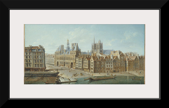 "L'Hotel De Ville Et Place De Greve", Nicolas-Jean-Baptiste Raguenet