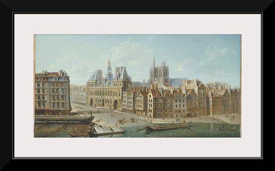 "L'Hotel De Ville Et Place De Greve", Nicolas-Jean-Baptiste Raguenet