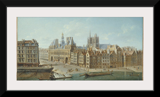 "L'Hotel De Ville Et Place De Greve", Nicolas-Jean-Baptiste Raguenet