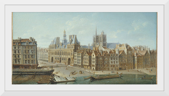 "L'Hotel De Ville Et Place De Greve", Nicolas-Jean-Baptiste Raguenet