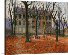  Paul Madeline’s “Maison de Victor Hugo, rue Notre-Dame-des-Champs” is a stunning artwork that captures the essence of Parisian architecture and nature. The artwork features an iconic house, where Victor Hugo lived for 16 years, surrounded by bare trees and fallen leaves. The intricate details and rich hues of the artwork make it a perfect addition to any home or office. 