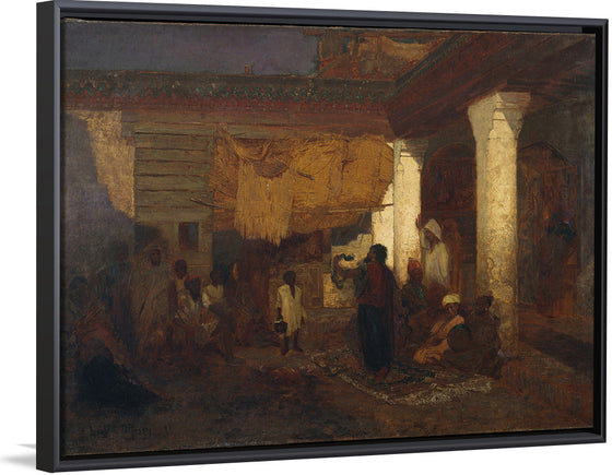 "Snake Charmer at Tangier, Africa", Louis Comfort