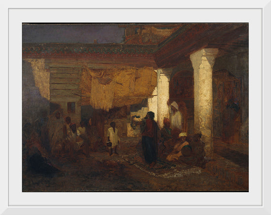 "Snake Charmer at Tangier, Africa", Louis Comfort