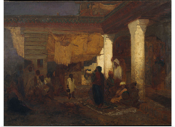 "Snake Charmer at Tangier, Africa", Louis Comfort