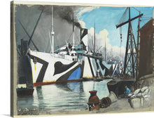  Shipping troops overseas has usually required the services of large civilian vessels, especially ocean liners. The SS Sardinian, a steamship pictured here in a First World War dazzle camouflage scheme, first carried Canadians to war in South Africa in 1899. 