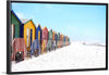 "Colorful beach huts on beach, Muizenberg", Arno Smit