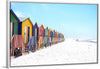 "Colorful beach huts on beach, Muizenberg", Arno Smit