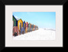 "Colorful beach huts on beach, Muizenberg", Arno Smit