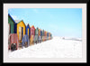 "Colorful beach huts on beach, Muizenberg", Arno Smit