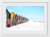 "Colorful beach huts on beach, Muizenberg", Arno Smit