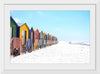 "Colorful beach huts on beach, Muizenberg", Arno Smit