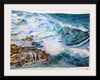 "Ocean Waves and Foam Seascape", Maritess Sulcer