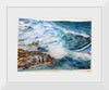 "Ocean Waves and Foam Seascape", Maritess Sulcer