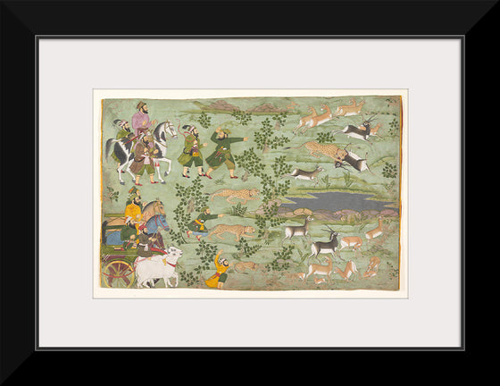 "Shah Jahan Hunting Blackbuck with Trained Cheetahs"