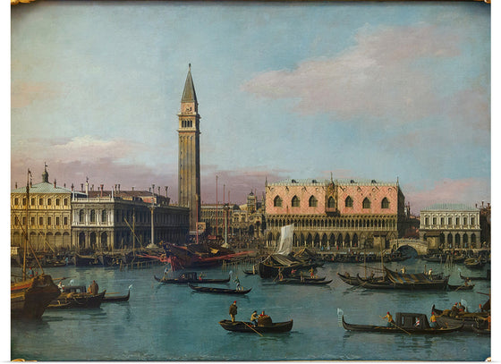 "Piazzetta und Riva degli Schiavoni, Venedig"