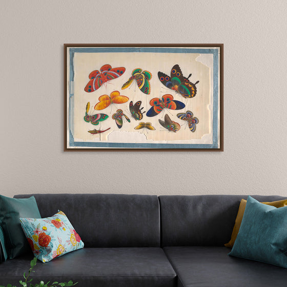 "Twelve Paintings of Butterflies"