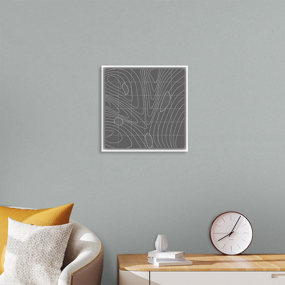 "White and Gray Abstract Map"
