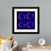 "Pink and blue abstract map contour lines"