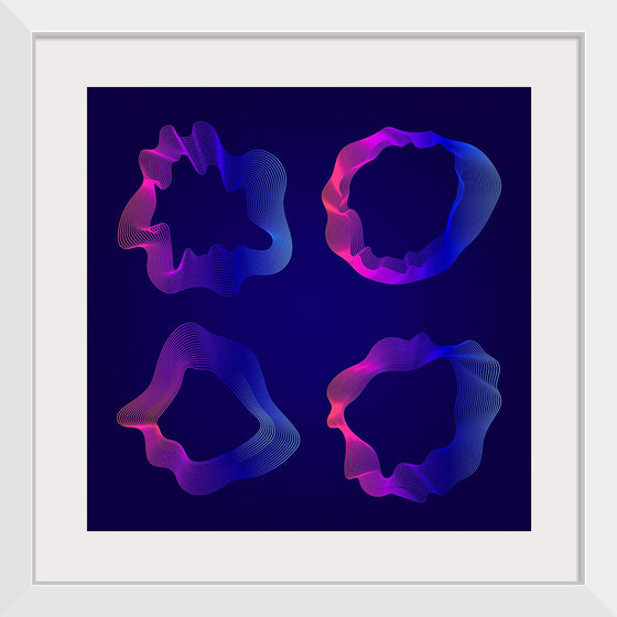 "Pink and blue abstract map contour lines"