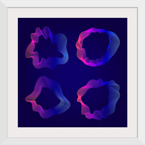 "Pink and blue abstract map contour lines"