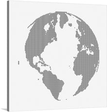  Elevate your space with the “Halftone Globe Abstract Design Element” print, a contemporary masterpiece that marries the intricate beauty of halftone art with the majesty of our planet. Each dot is meticulously crafted to represent the world’s awe-inspiring continents and oceans, offering a unique and modern twist to the traditional world map. 