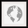 "Halftone globe abstract design element"