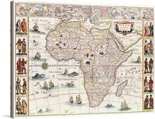  This stunning print of an antique map of Africa is a treasure trove of history and exploration. Each line and marking tells a tale of discovery, bringing the past to life with vivid clarity. Adorned with exquisite illustrations that capture the essence of a bygone era, this artwork is more than just a piece of art—it’s a conversation starter, a journey through time. 