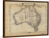 "Historical Map of Australia (1860)", John Rapkin