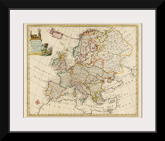 "A New and Accurate Map of Europe (1744)", Emanuel Bowen