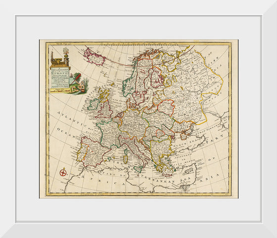 "A New and Accurate Map of Europe (1744)", Emanuel Bowen