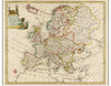 "A New and Accurate Map of Europe (1744)", Emanuel Bowen