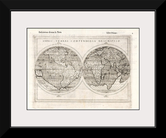 "Giuseppe Rosaccio, Orbis Terrae Compendiosa Descriptio Publication, Venice (1598)"