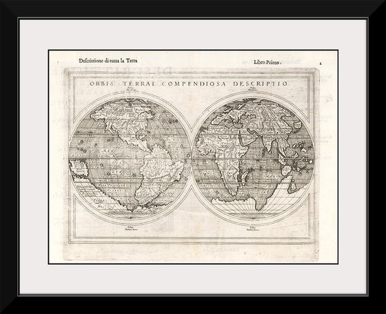 "Giuseppe Rosaccio, Orbis Terrae Compendiosa Descriptio Publication, Venice (1598)"