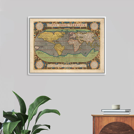 "Typus Orbis Terrarum", Abraham Ortelius