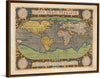 "Typus Orbis Terrarum", Abraham Ortelius