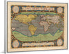 "Typus Orbis Terrarum", Abraham Ortelius